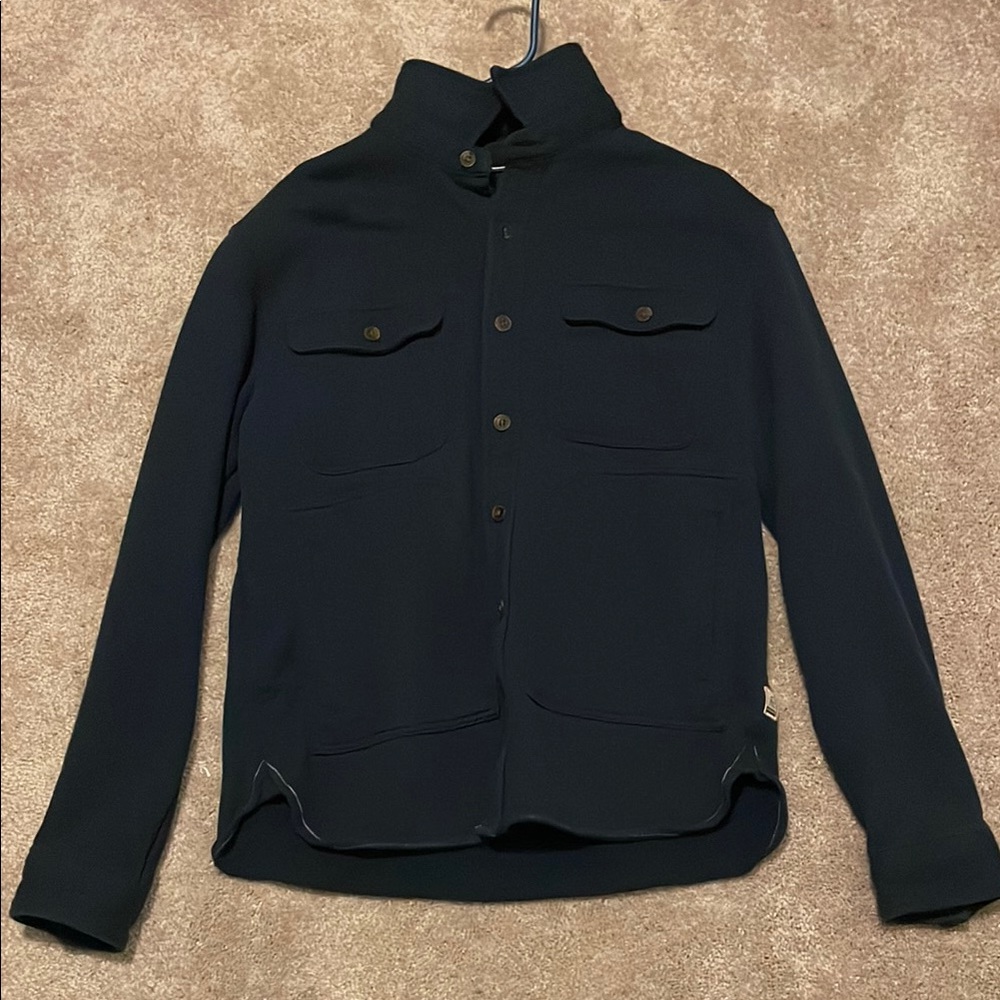 Stylish Black Button-Up Jacket